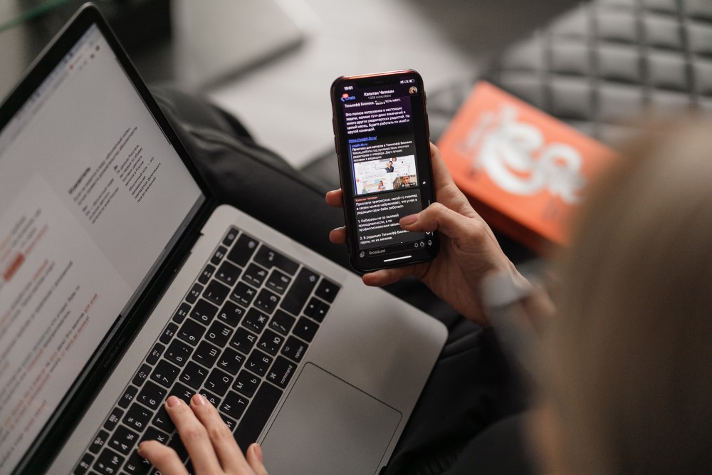 phone and computer